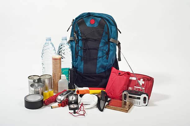 Emergency supplies with emergency supply kit