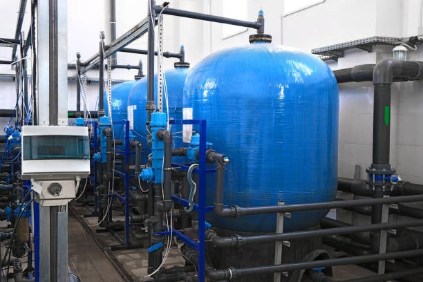 A photo of a large Reverse Osmosis (RO) System