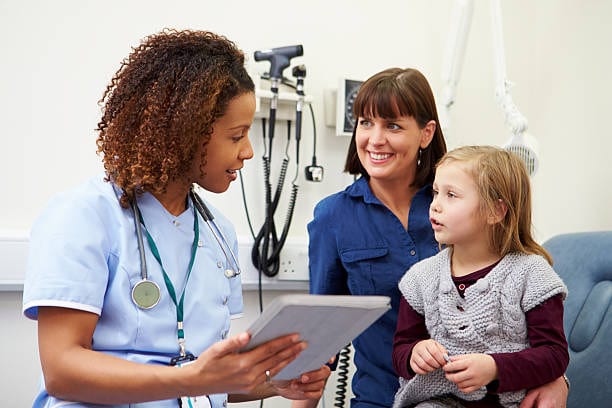 Scheduled Nurse Appointment for Mother and Daughter